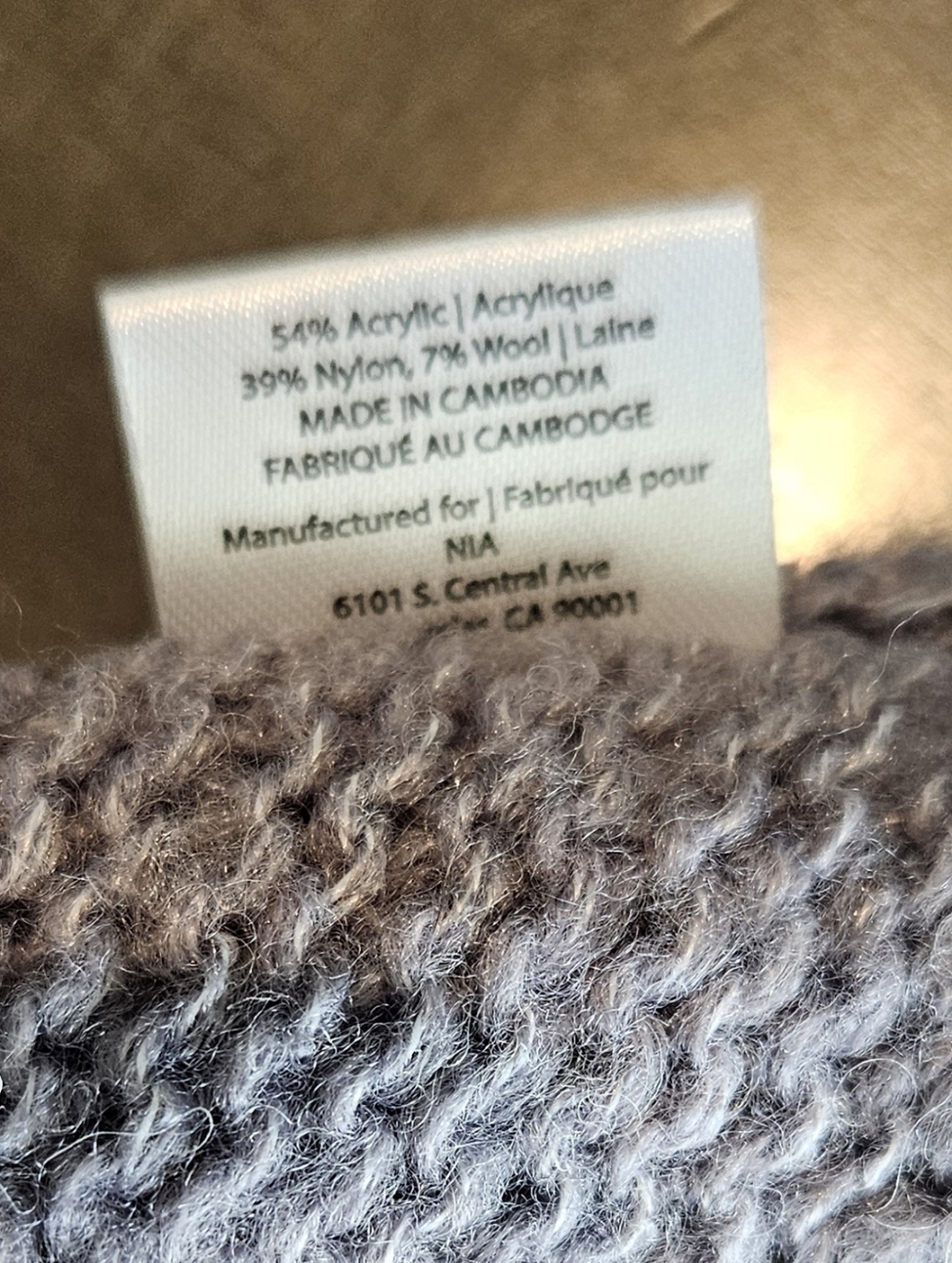 Nia Women's L/XL Grey Button-Front Cardigan NWT - Picture 7 of 11